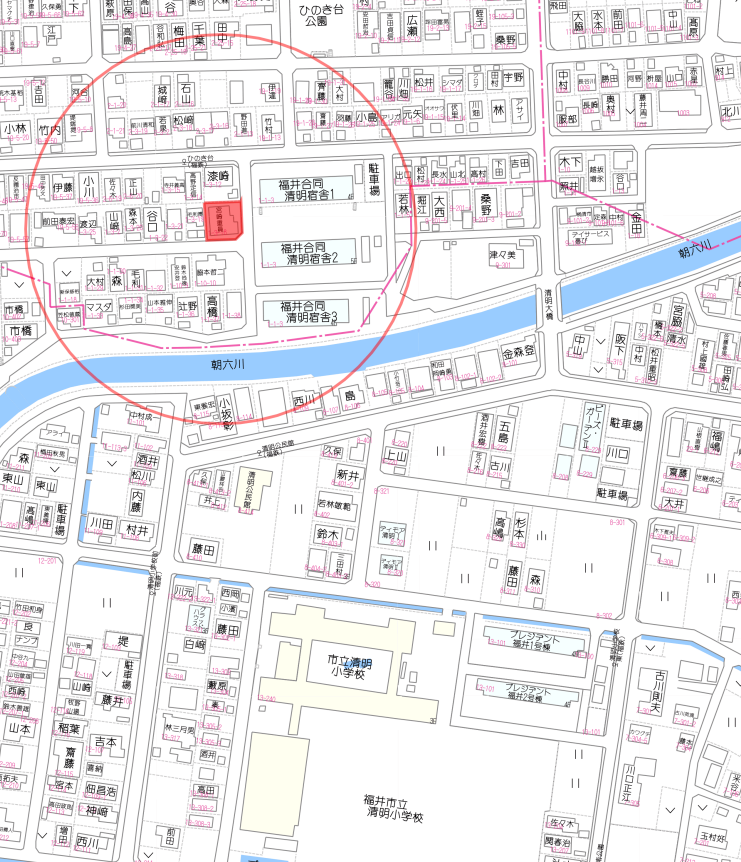 福井市引目町1字 - 価格：1,550万円 :: 中古住宅 :: 売土地